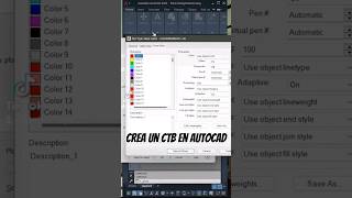 CTB en AutoCAD  fácil y rápido  autocadtips tutorial autocad architecture diseño shorts [upl. by Astera]