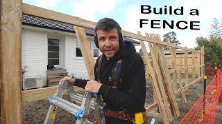 How to Build a Fence Like a Carpenter [upl. by Rezeile]