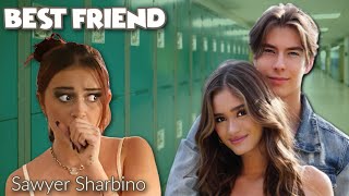 Sawyer Sharbino  Best Friend Official Music Video ft Sophie Fergi surprise reaction [upl. by Morrissey]