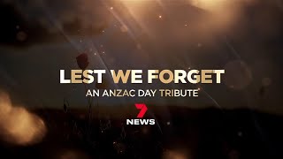 2024 Lest We Forget Anzac Day Tribute Concert  7 News Australia [upl. by Tamma]