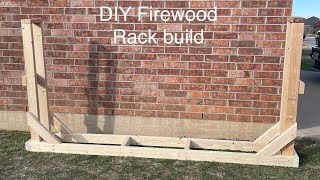 DIY Firewood Rack 8 foot by 4 foot [upl. by Abehsile584]