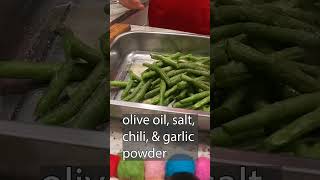 Roasted Green Beans Easy Green Bean Recipe [upl. by Ymme599]