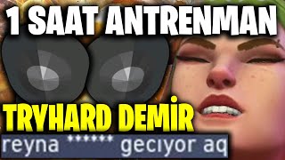 1 Saat ANTRENMAN Yapıp DEMİRDE TRYHARD OYNAMAK [upl. by Eile]