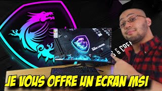 MSI OPTIX G32CQ4 UN EXCELLENT ÉCRAN 1440P 165HZ et je vous le fait gagner D [upl. by Raman]