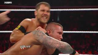 Randy Orton vs Michael McGillicutty  28 Febrero 2011 En Español [upl. by Kristofor]