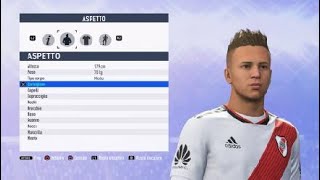 Jorge Carrascal  River Plate  Fifa 19  Create Face [upl. by Zobias]