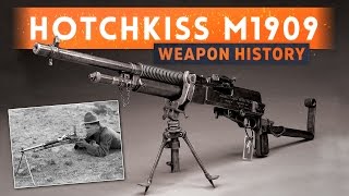 ► HOTCHKISS quotBENET MERCIEquot M1909  Battlefield 1 Weapon History [upl. by Celina]