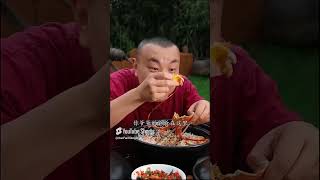 要么破天富贵要么s 农村美食吃播辣椒酱抖音美食tiktok美食盲盒spicy [upl. by Gnagflow]