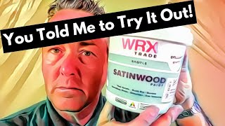 what paint to use in your house  WRX Trade Satinwood review [upl. by Alessig]