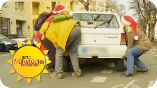 Gefahr für RADFAHRER Parken in der ZWEITEN Reihe  SAT1 Frühstücksfernsehen [upl. by Fabian]