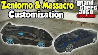 GTA 5 Online  NEW quotPEGASSI ZENTORNO amp MASSACROquot Customization Guide GTA V High Life DLC [upl. by New]