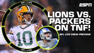 Theres some BAD BLOOD BREWING 😳 Previewing Lions vs Packers on TNF  NFL Live [upl. by Novyaj]