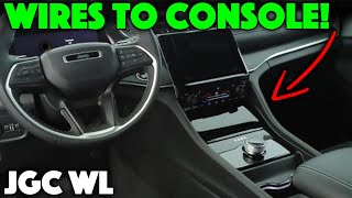 How To  Wires to Center Console  Jeep Grand Cherokee L WL 2022 [upl. by Nierman]