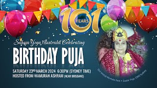 Australian Collective Meditation  Celebrating Shri Matajis 101st Birthday Puja  23rd March 2024 [upl. by Ema]