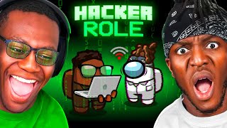 SIDEMEN AMONG US HACKER ROLE DEJI MASTERCLASS [upl. by Adalheid]