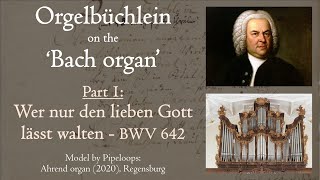 Bach  Wer nur den lieben Gott lässt walten BWV 642  Ahrend organ Regensburg [upl. by Mit387]