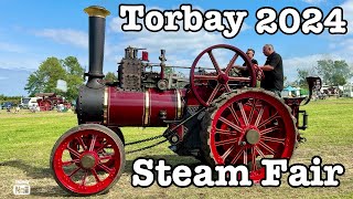 Stare pojazdy parowe 2024 Torbay steam fair 🇬🇧 retro [upl. by Ylil]