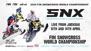 FIM SNOWCROSS WORLD CHAMPIONSHIP Joensuu Finland 1442024 [upl. by Nylekoorb937]