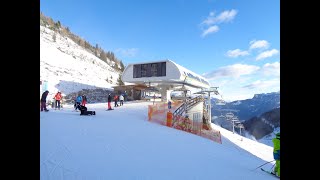 8er Sesselbahn Tappenalm Mayrhofner Bergbahnen  Ski Zillertal 3000 [upl. by Enoj]