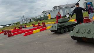 Mini Tank driving experience Moscow Russia [upl. by Brigitte]