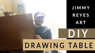 DIY PORTABLE DRAWING TABLE [upl. by Atinal]