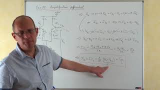 Exo10  Amplificateur différentiel à transistors bipolaires 1 [upl. by Gregson303]