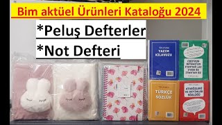 Bim aktüel Ürünleri Kataloğu  Peluş Defterler  Not Defteri  Kırtasiye ürünleri keşfet [upl. by Auos]