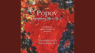 Popov Symphony No 1 Op 7 I Allegro energico [upl. by Ennayehc]