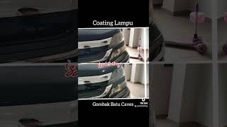 Coating Lampu Kereta di Gombak Batu Caves IzzDetailing Toyota Vellfire [upl. by Maire]