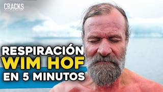 Respiracion guiada  5 rondas voz de Wim Hof [upl. by Enirolf]