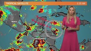 Tropical update Tracking a wave near Honduras that could bring rain to the Gulf Coast next week [upl. by Breana]