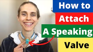 How to Attach a Speaking Valve to a Tracheostomy Tube Life with a Vent shorts [upl. by Rolan280]