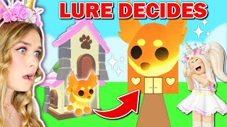 LURE Decides What We BUILD In Adopt Me Roblox [upl. by Eaner]