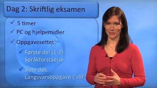 Skriftlig eksamen i Engelsk vg1 [upl. by Enra]