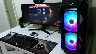 My Setup RGB 2019 Cooler Master H500m [upl. by Jesselyn]