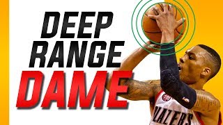 Damian Lillard Shooting Form  Deep Range Secrets [upl. by Ilrebmyk]