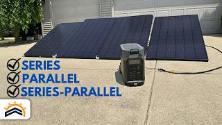 Solar Panel Wiring Basics  Maximizing EcoFlow Delta Pro Solar Charging [upl. by Nannarb156]