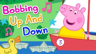 Peppa Pig  The Bobbing Up and Down Song Official Music Video [upl. by Celtic239]