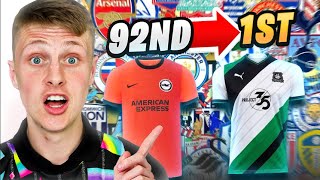 Ranking Every 2223 AWAY Football Kit In England WORST To BEST [upl. by Jacquette]