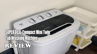 Erivess Portable Twin Tub Washing Machine An Indepth Review [upl. by Ricoriki]