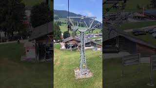 Cable car ride in Schwartzsee Switzerland [upl. by Ingalls]