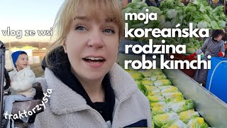 Tak moja koreańska rodzina robi kimchi w Korei niesamowite ilości kapusty Życie Polki w Korei [upl. by Kosse]