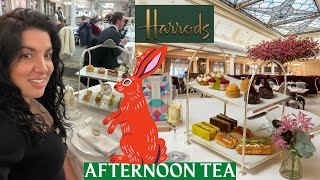 BEST AFTERNOON TEA IN LONDON Harrods edition  Rabbit themed cakes Chinese Lunar New Year 2023 [upl. by Rasaec907]