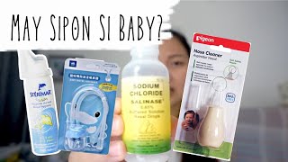 Pantanggal ng Sipon ni Baby  Pigeon Nasal Cleaner and Human Suction Review [upl. by Carlynne575]