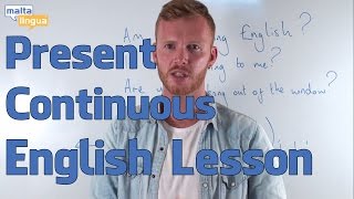 Present Continuous  English Grammar Lesson Elementary [upl. by Glynda]