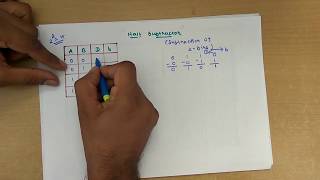 Half Subtractor circuit with full functionality  Digital Circuit Design [upl. by Rettig]