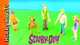 Scooby Dooby Doo Mystery Solving Crew Toy Set Toy Review Box Open [upl. by Sicular]