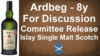 Ardbeg 8 For Discussion Committee Release Islay Single Malt Scotch Review by WhiskyJason [upl. by Nealy740]