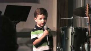 Amazing 3 Year Old Gospel Singer  Alex Forbush Be Like Jesusmpg [upl. by Enoj908]