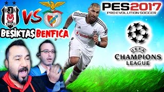 BEŞİKTAŞBENFICA UEFA ŞAMPİYONLAR LİGİ  PES 2017 [upl. by Story]